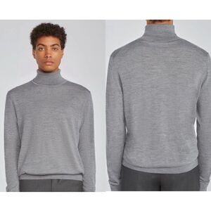 Jack Victor NWT Montrose Turtleneck Sweater in Gray Size Large